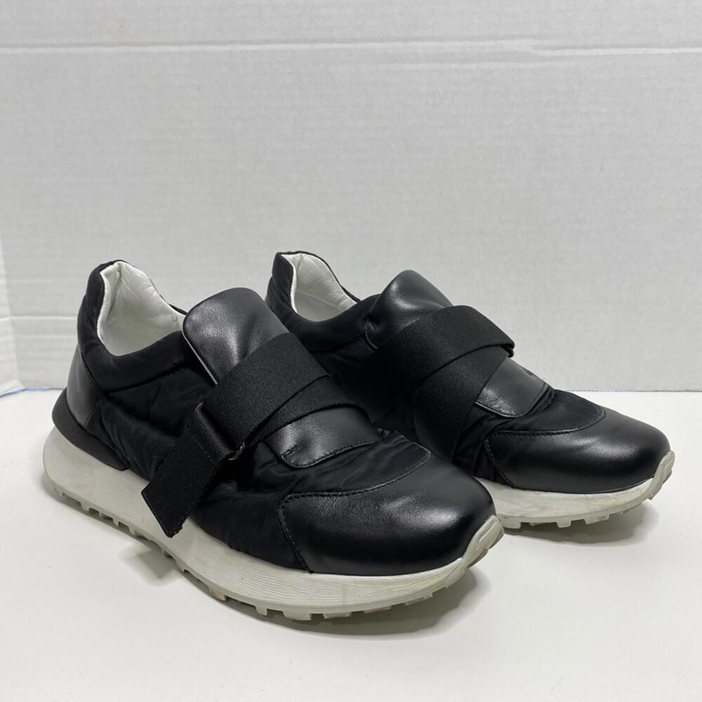 Ixos Black Women's Italian Leather Sneakers Womens 9.5 Activewear Streetwear